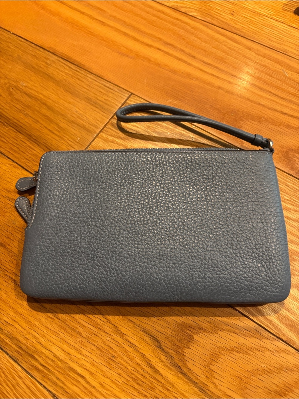 New! Coach Pebbled leather double zip wristlet Wallet. - Picture 5 of 12
